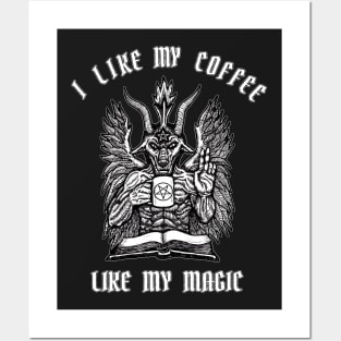 Baphomet Coffee 2 Posters and Art